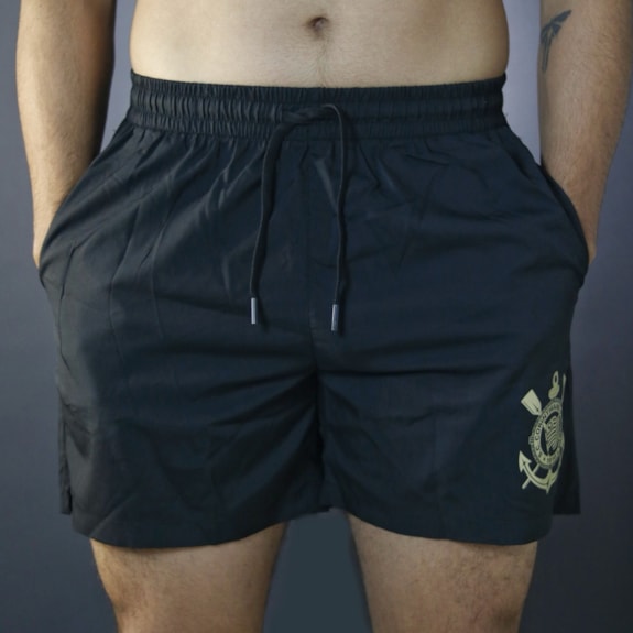 Bermuda Corinthians Símbolo Gold - Masculino