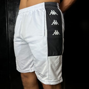 Bermuda Kappa Sport Spader Branco - Masculino