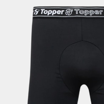 Bermuda Topper Térmica Com Elastano New Preto - Masculino