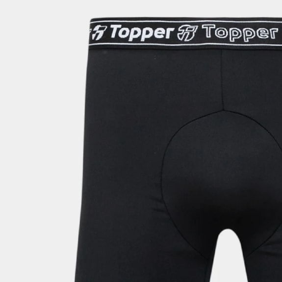 Bermuda Topper Térmica Com Elastano New Preto - Masculino