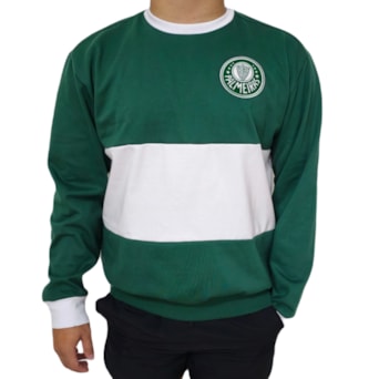 Blusa Palmeiras Moletom Retrô 1996 Verde - Masculino