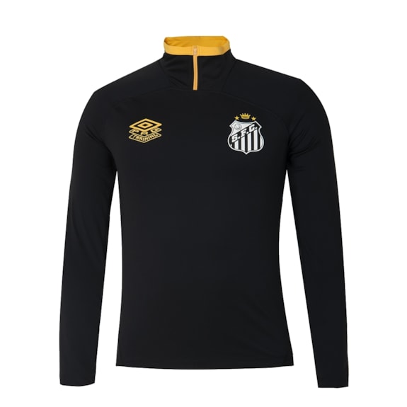 Blusa Santos Umbro 2025 Treino Manga Longa - Masculino
