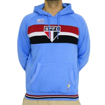 Blusa São Paulo Uruguaios Celeste Azul - Masculino