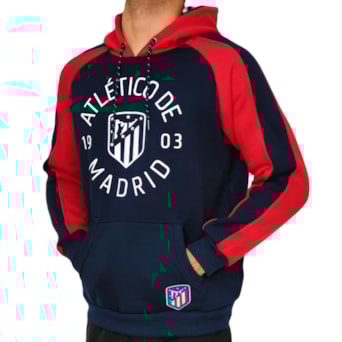 Blusão Atlético de Madrid Moletom Símbolo Lotus  - Masculino
