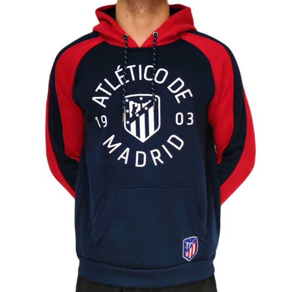 Blusão Atlético de Madrid Moletom Símbolo Lotus  - Masculino