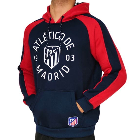 Blusão Atlético de Madrid Moletom Símbolo Lotus  - Masculino
