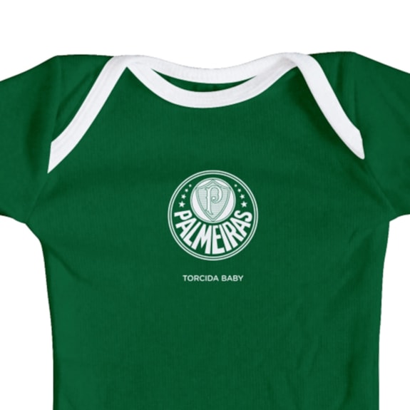 Body Palmeiras Verde Torcida Baby Oficial - Infantil