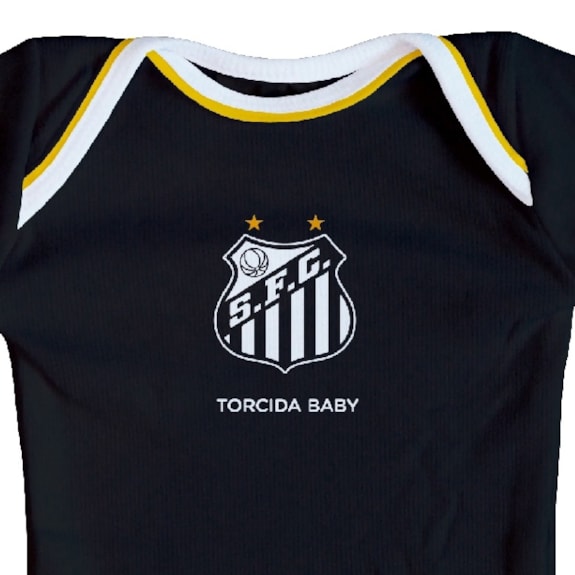 Body Santos Torcida Baby Oficial - Infantil