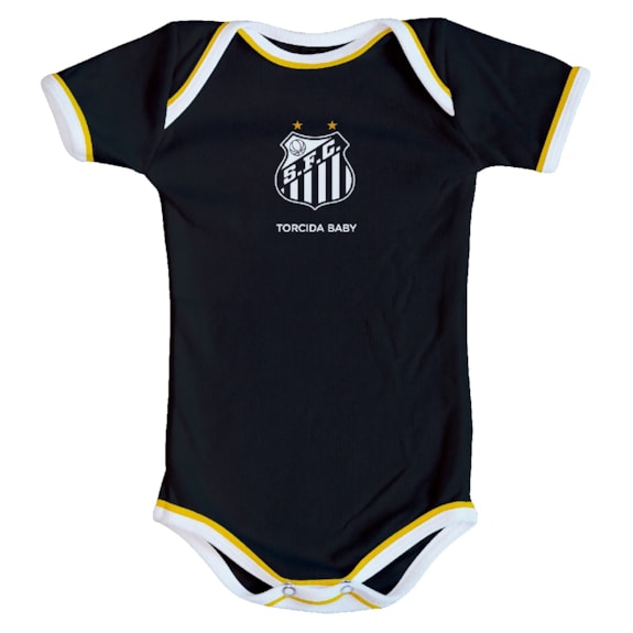 Body Santos Torcida Baby Oficial - Infantil