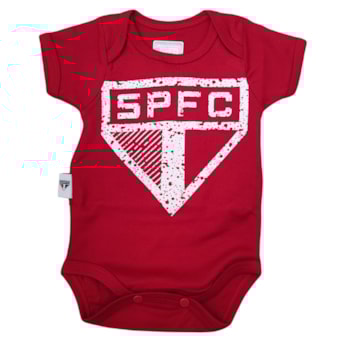 Body São Paulo Escudo Bebê - Infantil