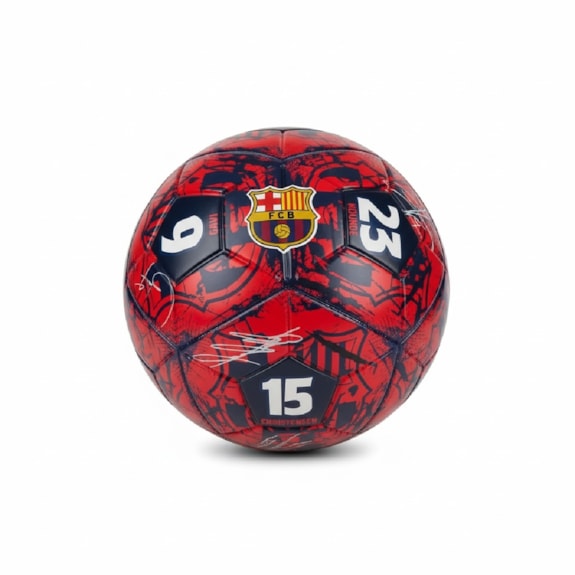 Bola De Futebol Barcelona Assinaturas Original
