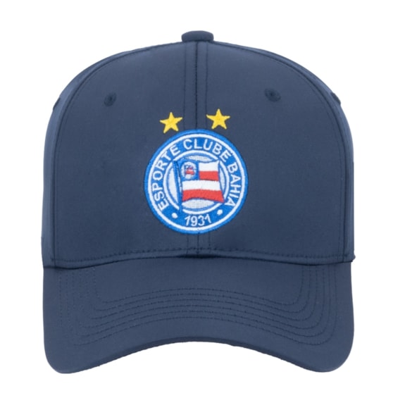 Boné Bahia Escudo Bordado SuperCap Azul Aba Curva - Oficial
