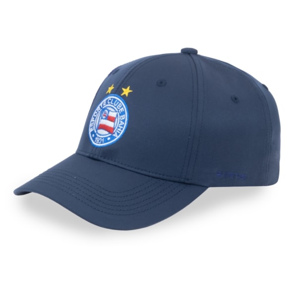 Boné Bahia Escudo Bordado SuperCap Azul Aba Curva - Oficial