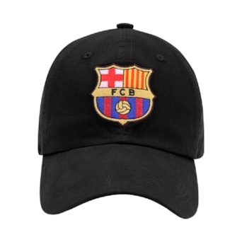 Boné Barcelona SuperCap Angra Bordado Preto - Masculino