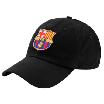 Boné Barcelona SuperCap Angra Bordado Preto - Masculino