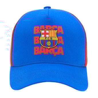 Boné Barcelona SuperCap Trucker Bordado - Infantil