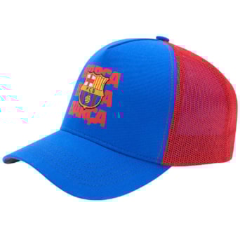 Boné Barcelona SuperCap Trucker Bordado - Infantil