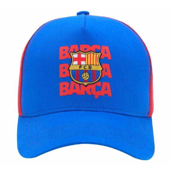 Boné Barcelona SuperCap Trucker Bordado - Masculino