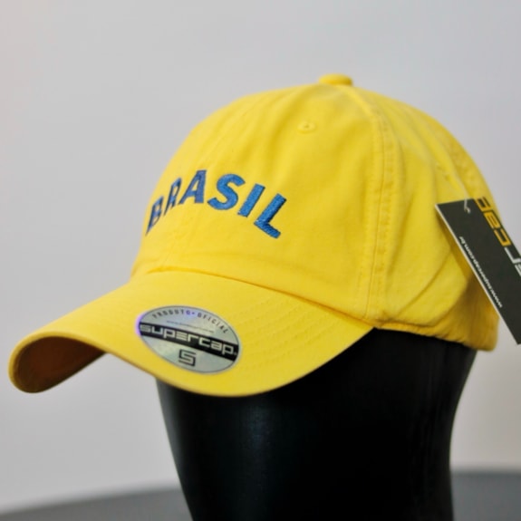 Boné Brasil SuperCap Aba Curva Símbolo Bordado - Masculino