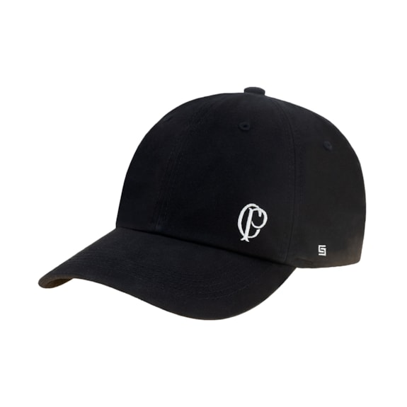 Boné Corinthians SuperCap CP Bordado Preto - Masculino