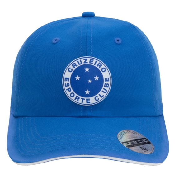 Boné Cruzeiro SuperCap Símbolo Silk Relevo Azul - Masculino
