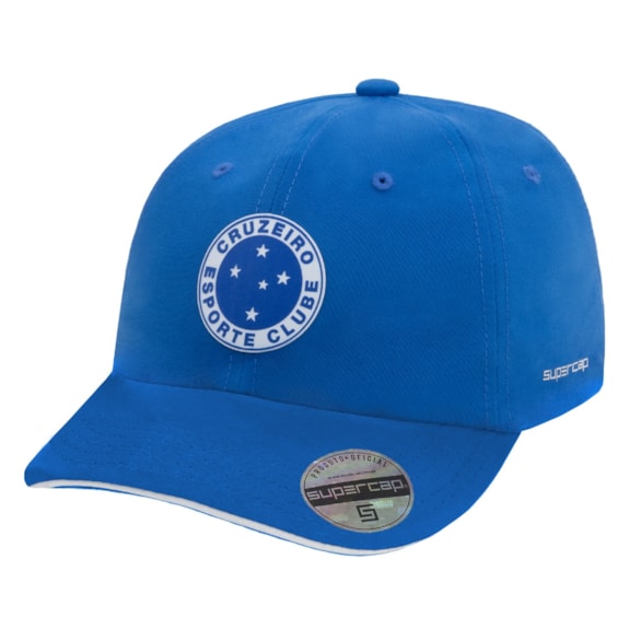 Boné Cruzeiro SuperCap Símbolo Silk Relevo Azul - Masculino