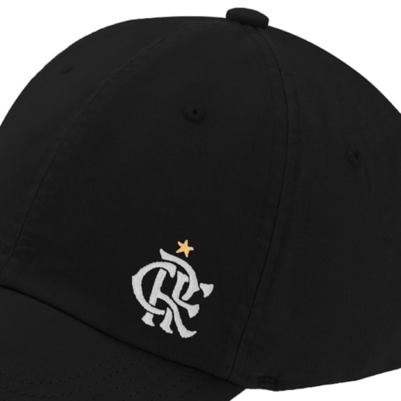 Boné Flamengo SuperCap Preto Bordado