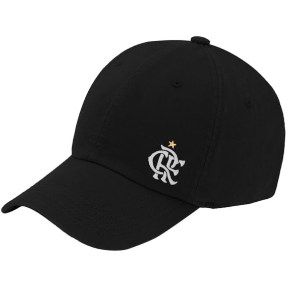 Boné Flamengo SuperCap Preto Bordado