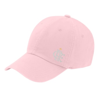Boné Flamengo SuperCap Rosa Bordado - Feminino