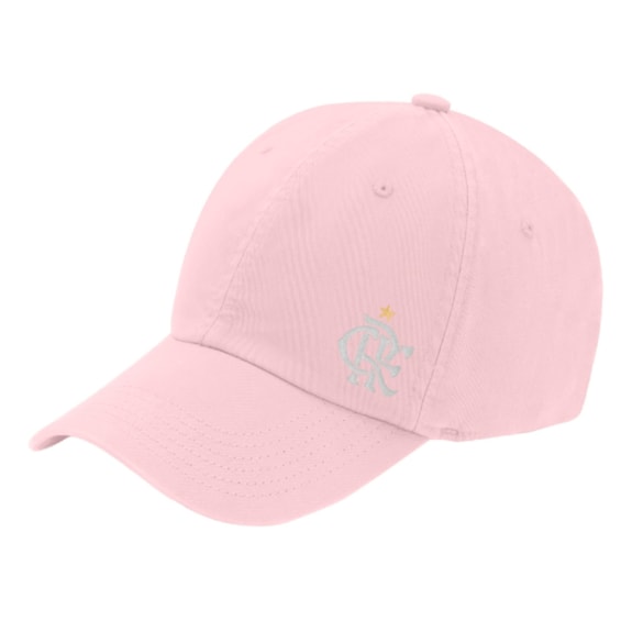 Boné Flamengo SuperCap Rosa Bordado - Feminino