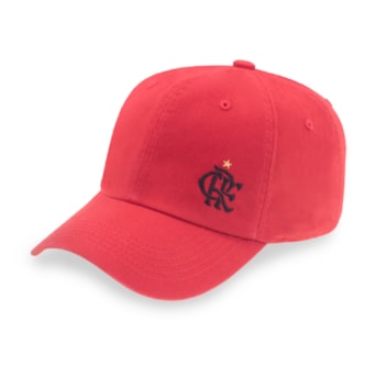 Boné Flamengo SuperCap Rubro-Negro Bordado