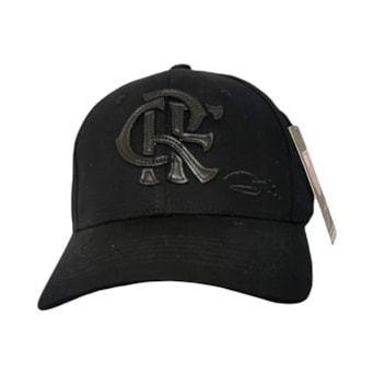 Boné Flamengo Zico Aba Curva Preto Oficial