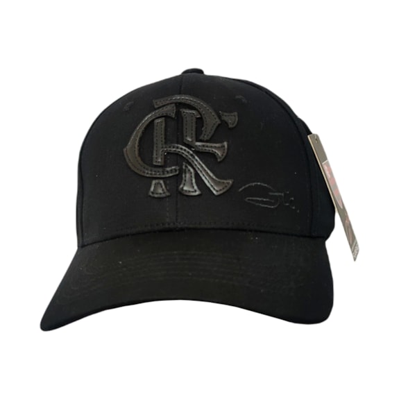 Boné Flamengo Zico Aba Curva Preto Oficial