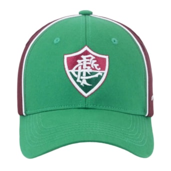 Boné Fluminense SuperCap Símbolo Frontal Verde e Grená - Oficial
