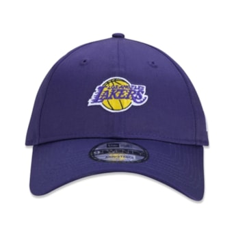 Boné LA Lakers Sport New Era Aba Curva Roxo - Original