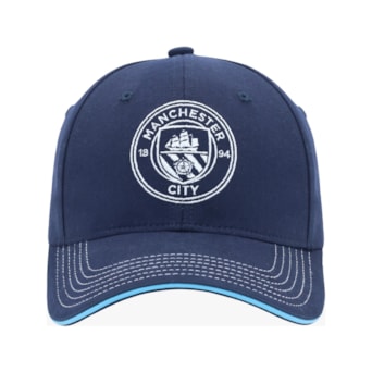 Boné Manchester City Supercap Azul Aba Curva Oficial