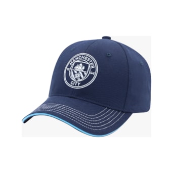 Boné Manchester City Supercap Azul Aba Curva Oficial