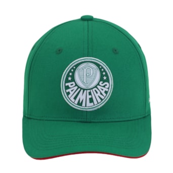Boné Palmeiras SuperCap Aba Curva Símbolo Verde Bordado Oficial