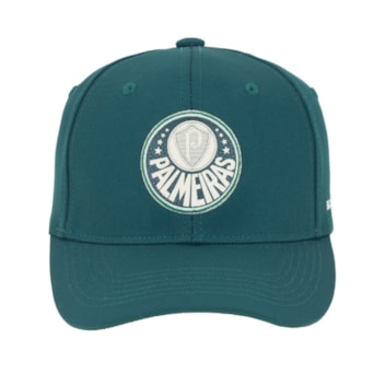 Boné Palmeiras SuperCap Aba Curva Símbolo Verde Escuro Bordado Oficial