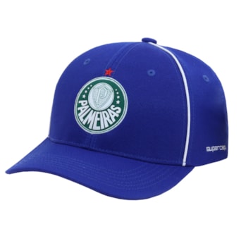 Boné Palmeiras SuperCap São Marcos Aba Curva Azul - Masculino