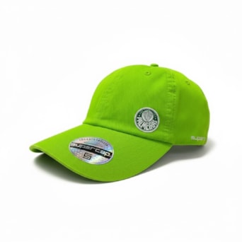Boné Palmeiras SuperCap Símbolo Neon Aba Curva Oficial