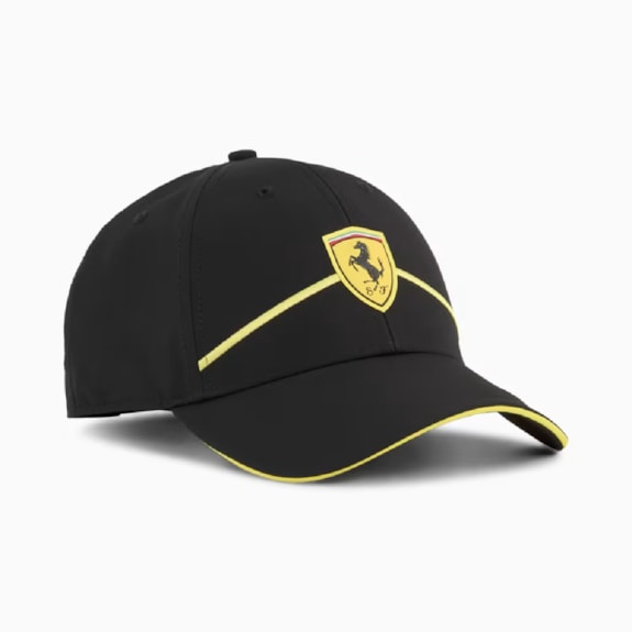 Boné Puma Scuderia Ferrari Aba Curva Race Preto - Adulto