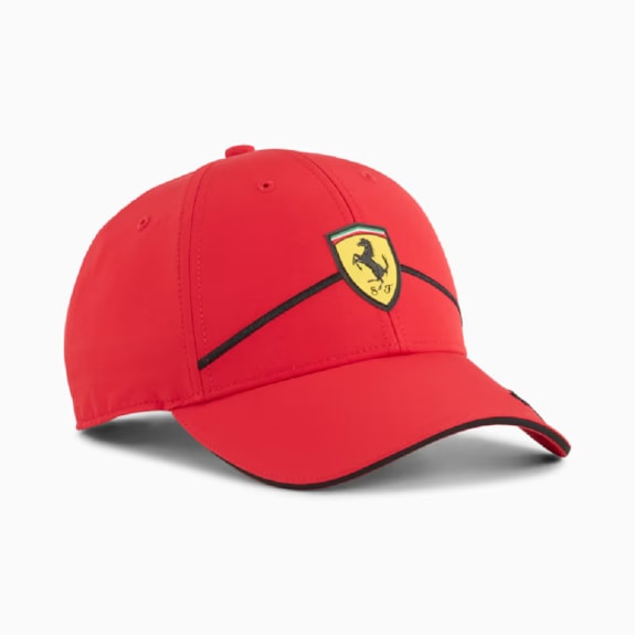 Boné Puma Scuderia Ferrari Aba Curva Race Vermelho - Adulto