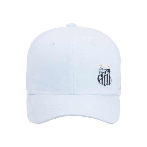 Boné Santos SuperCap Alvinegro Aba Curva Branco - Masculino