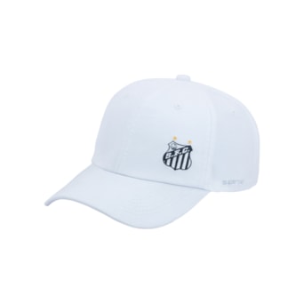 Boné Santos SuperCap Alvinegro Aba Curva Branco - Masculino