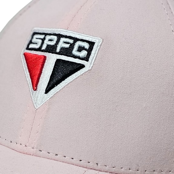 Boné São Paulo Logo Bordado Rosa Seu Boné - Feminino