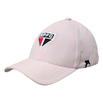 Boné São Paulo Logo Bordado Rosa Seu Boné - Feminino