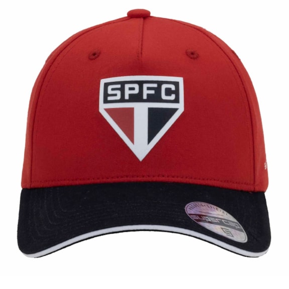 Boné São Paulo SuperCap Aba Curva Bordado Vermelho - Infantil