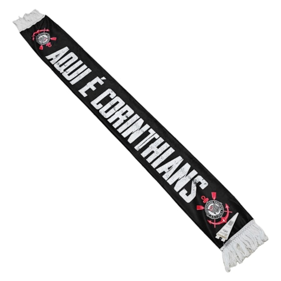 Cachecol Corinthians - Aqui é Corinthians - Oficial