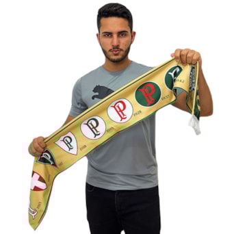 Cachecol Palmeiras Faixa Evolução dos Símbolos 110 Anos - Adulto
